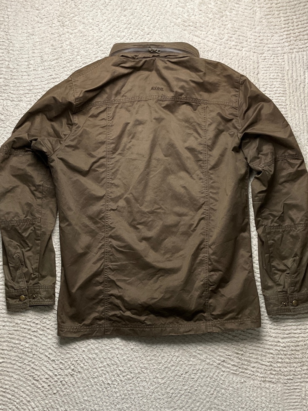Kuhl Men's Kollusion Hooded Jacket in Coffee Color Size Medium - Picture 14 of 15
